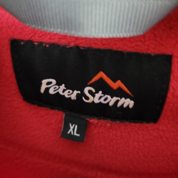 PETER STORM | ⅓ zip mock neck fleece pullover long sleeve sweater - Picture 4 of 6
